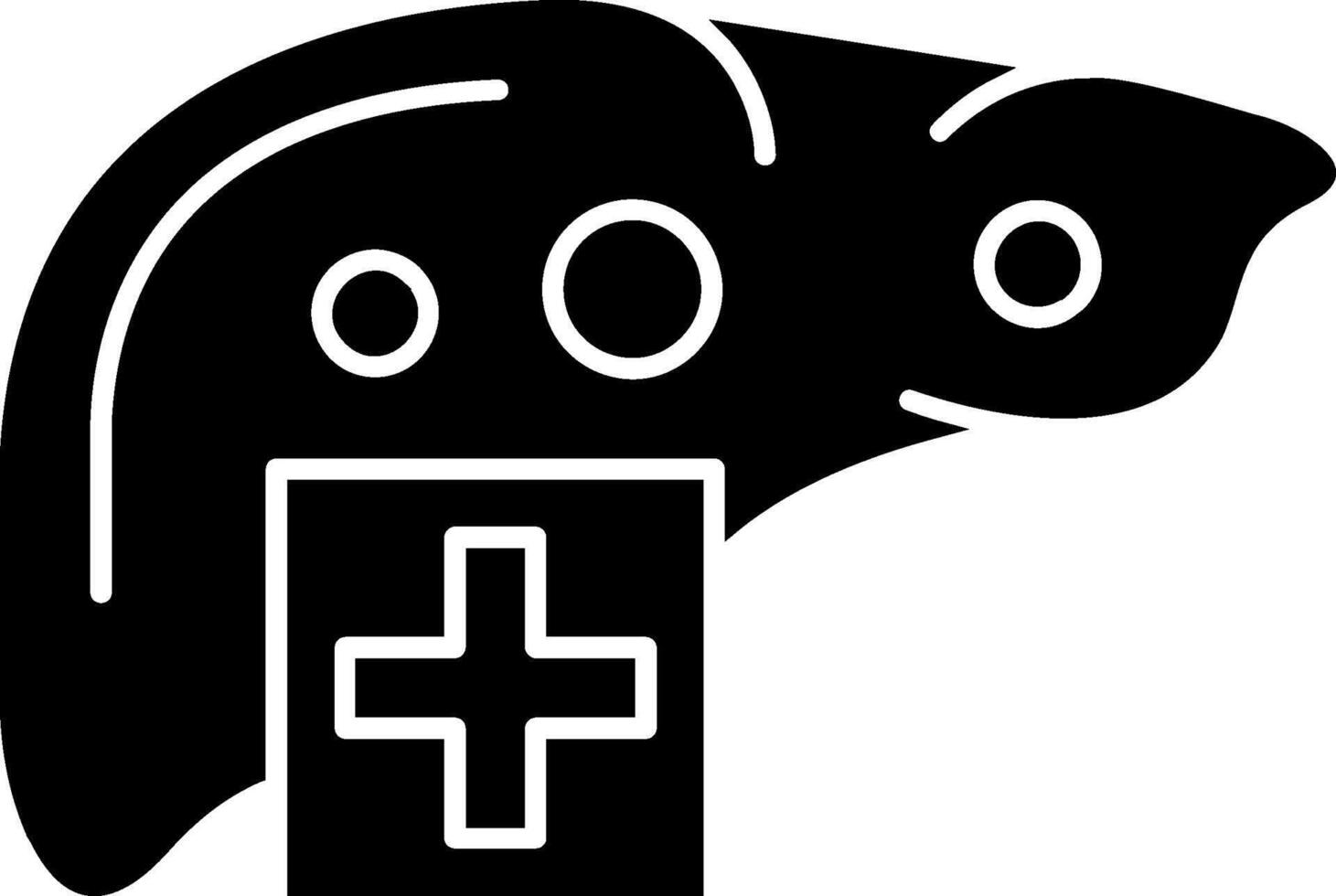 Organ Checkup Glyph Icon vector