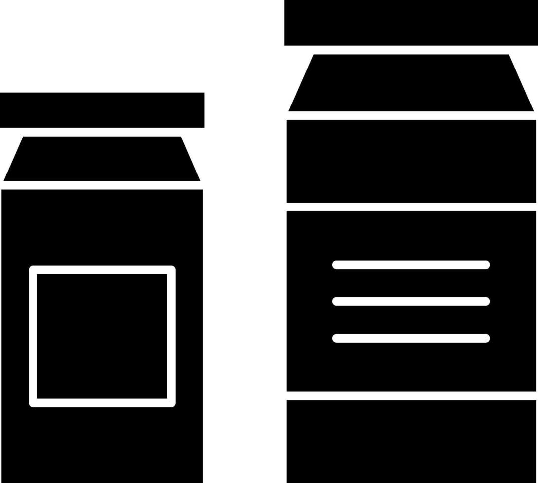 Ampoule Glyph Icon vector