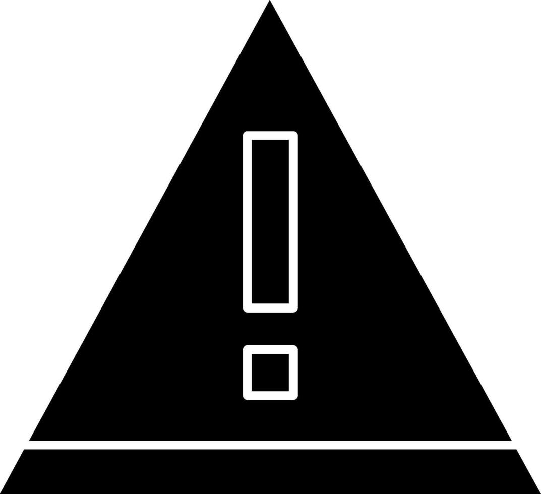 Caution Glyph Icon vector