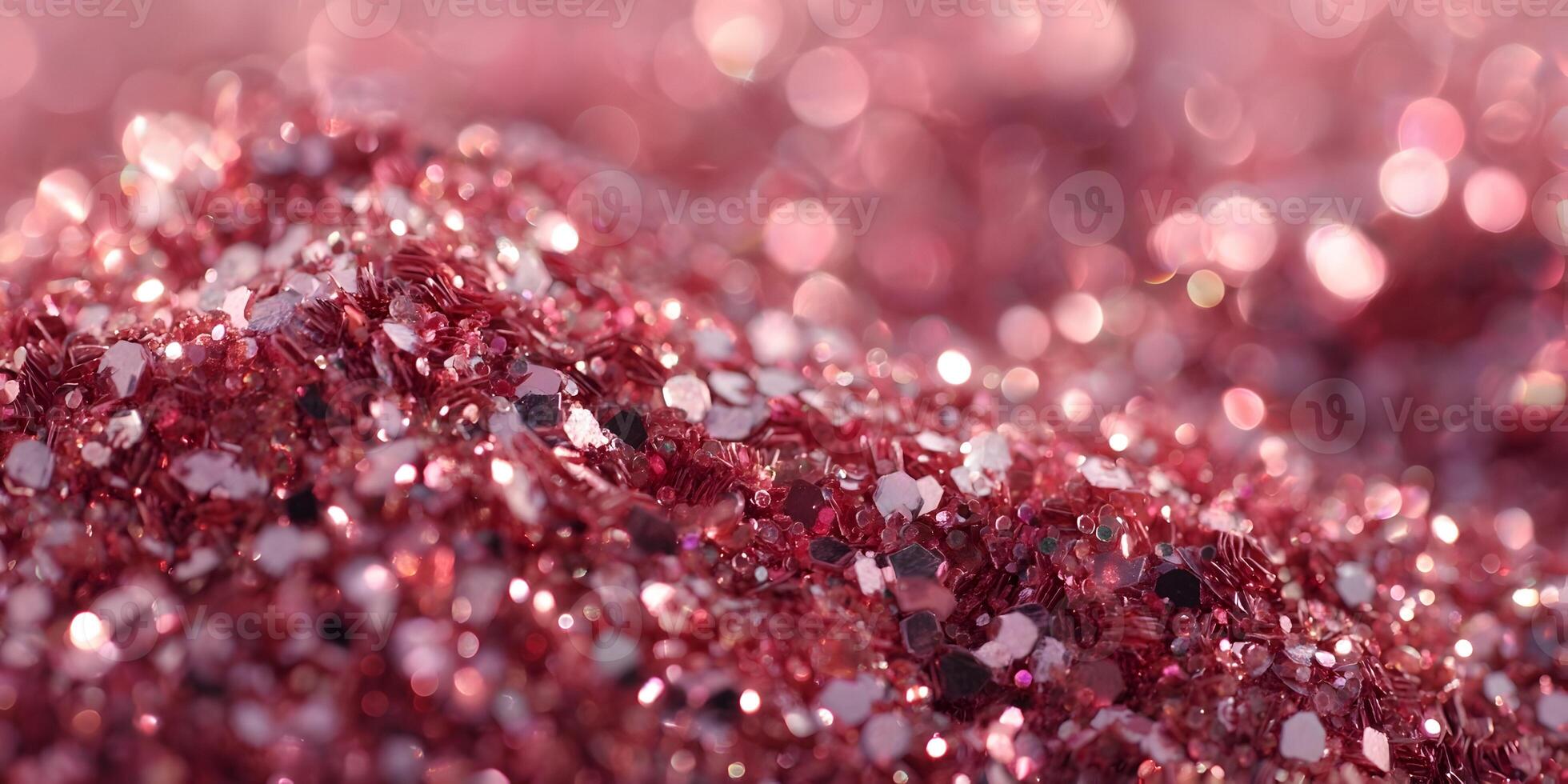 Pink Glitter Texture Sparkling Shimmer Background Closeup photo