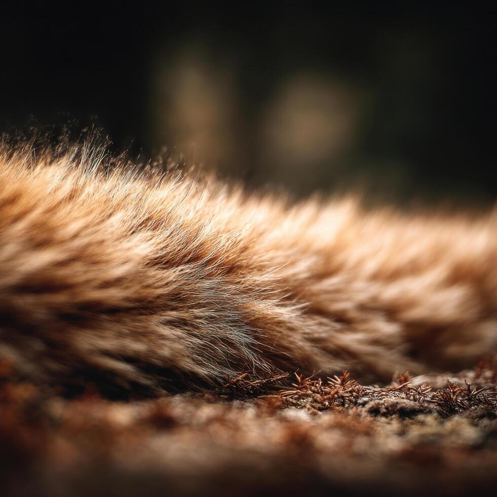 Natural Pattern Of A Wild Hogs Coarse Wiry Hair Coat photo