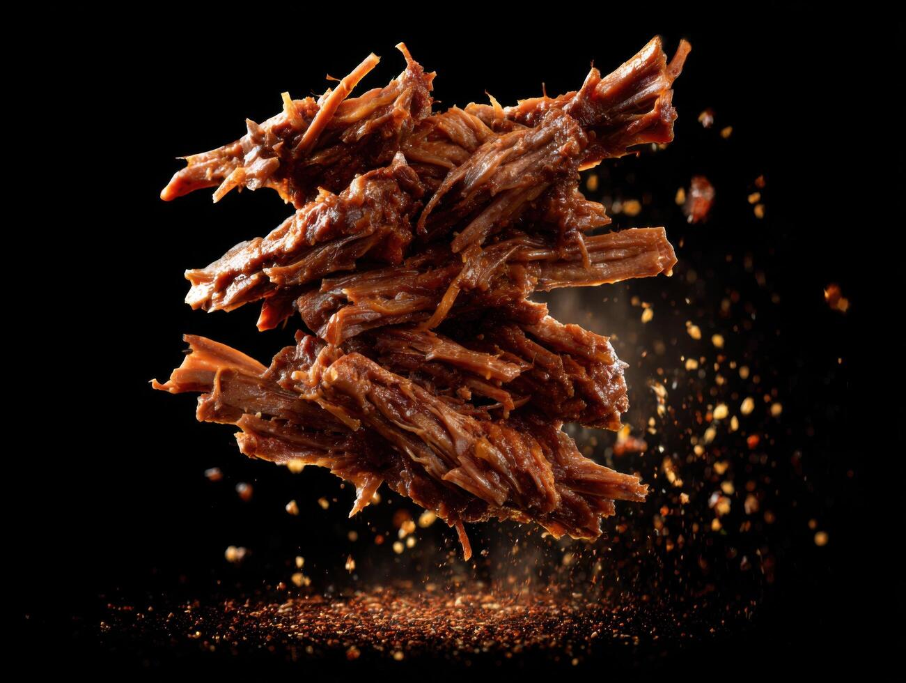 A Delicious Tangle Of Cuban Ropa Vieja Meat photo