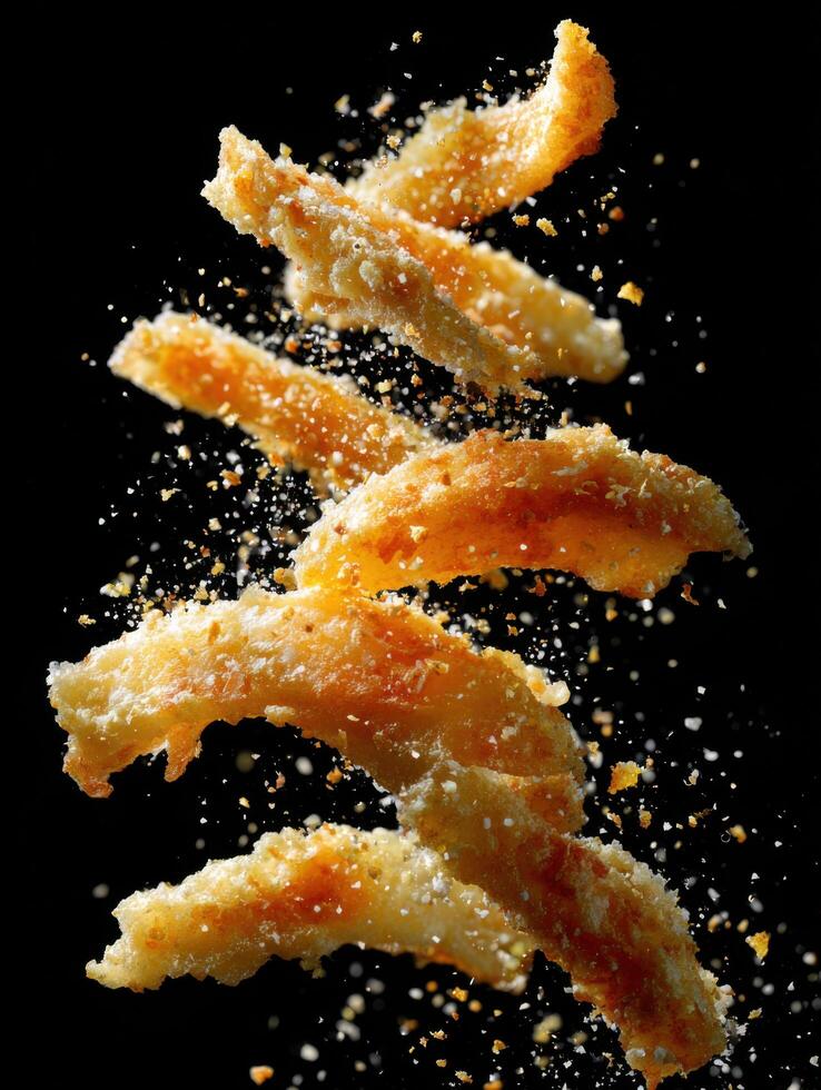 A Fall Of Light And Crunchy Tempura Pieces photo