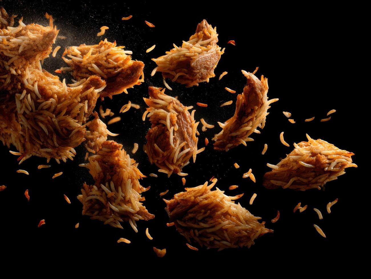 A Perfumed Shower Of Saudi Kabsa Rice photo