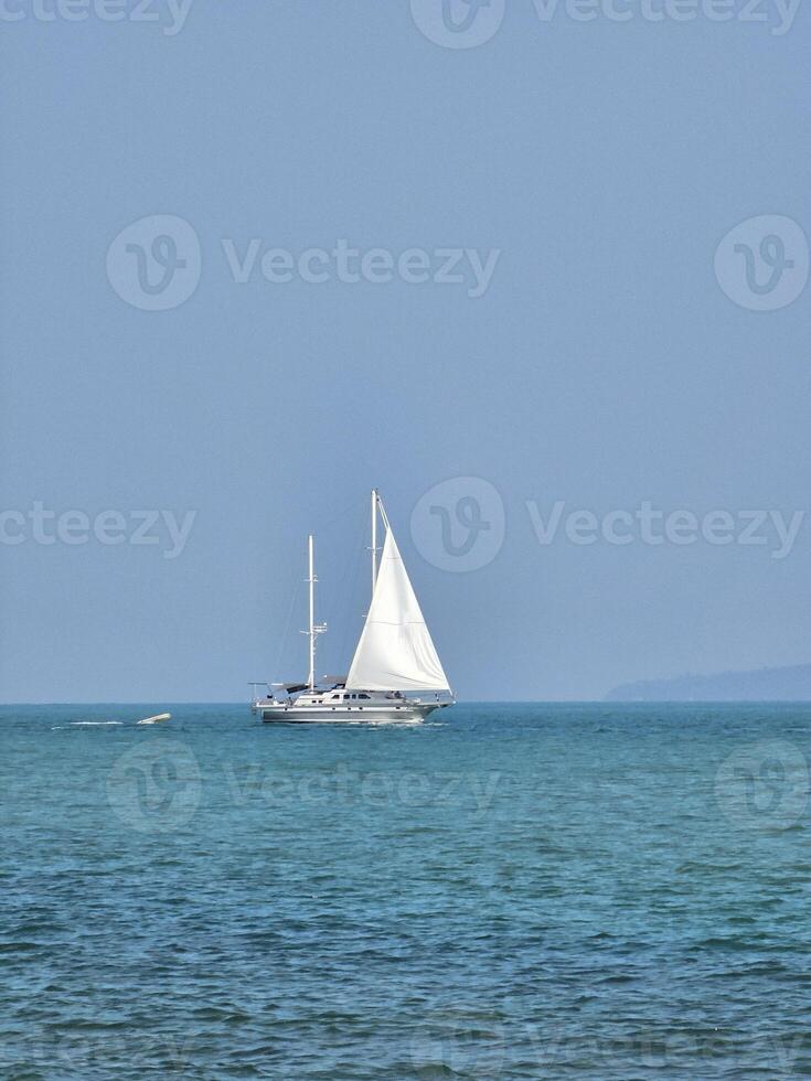 Sailing adventure open water photography calm sea wide angle serenity photo