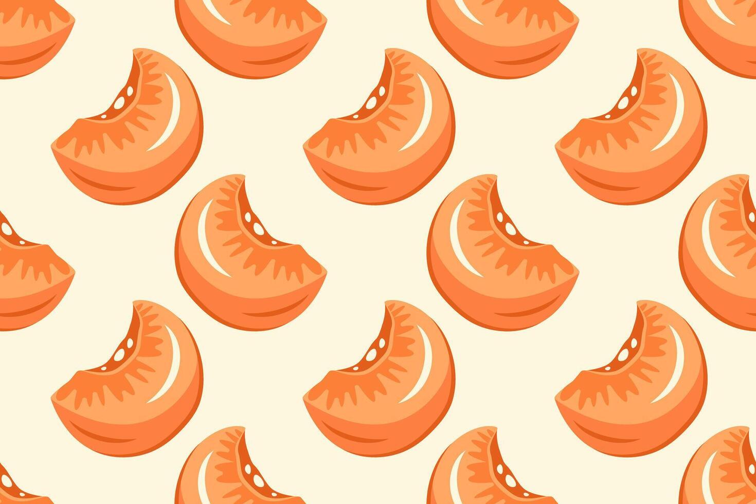 Fruits Seamless pattern. Slices of ripe juicy fruit on white background. Apricot background. Fresh ripe apricot slices. Repeatable texture with whole juicy vitamin. illustration vector