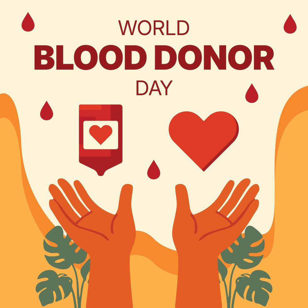 World Blood Donor Day vector