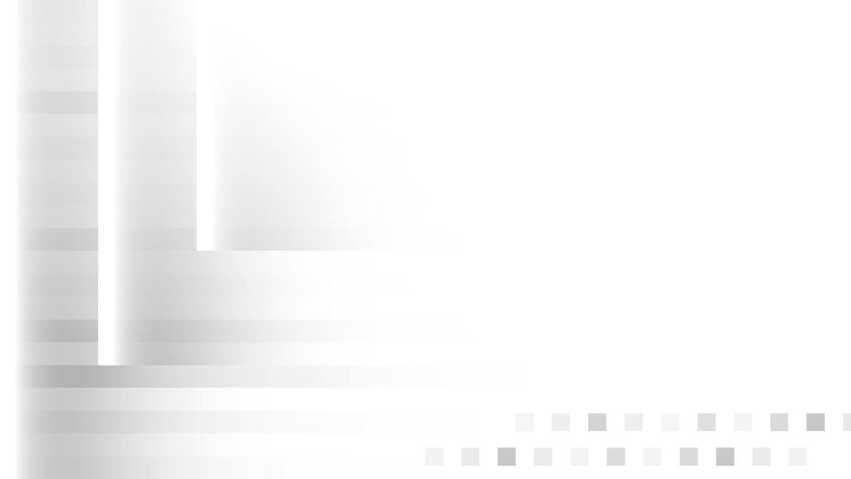 Abstract geometric white and gray color, modern design stripes background with rectangle pattern, illus vector