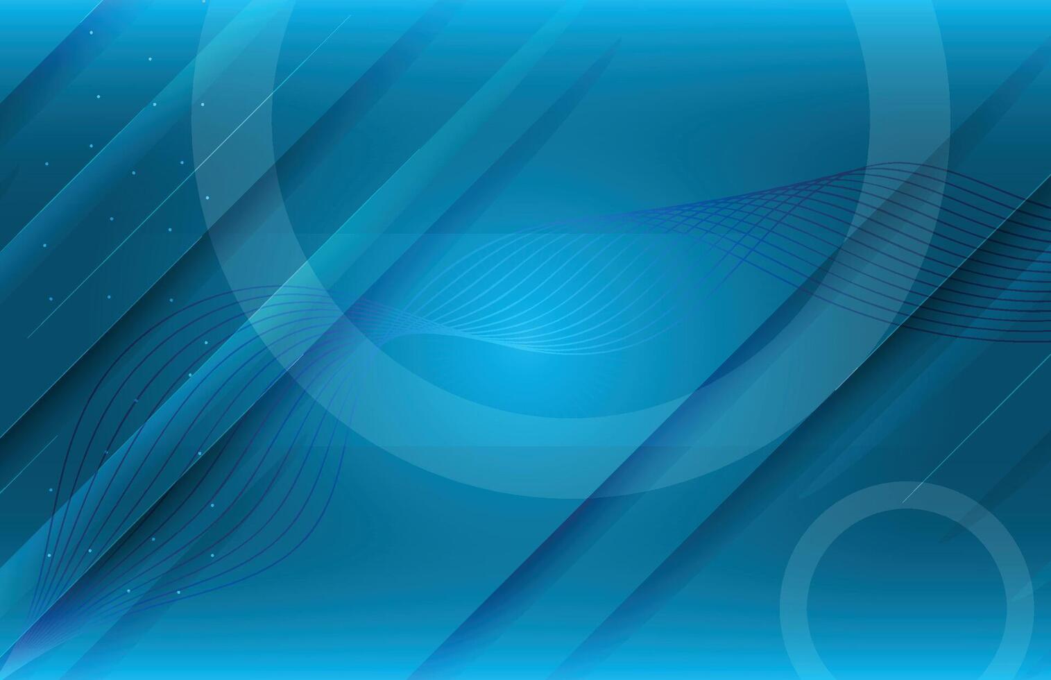 Abstract blue background with lines vector