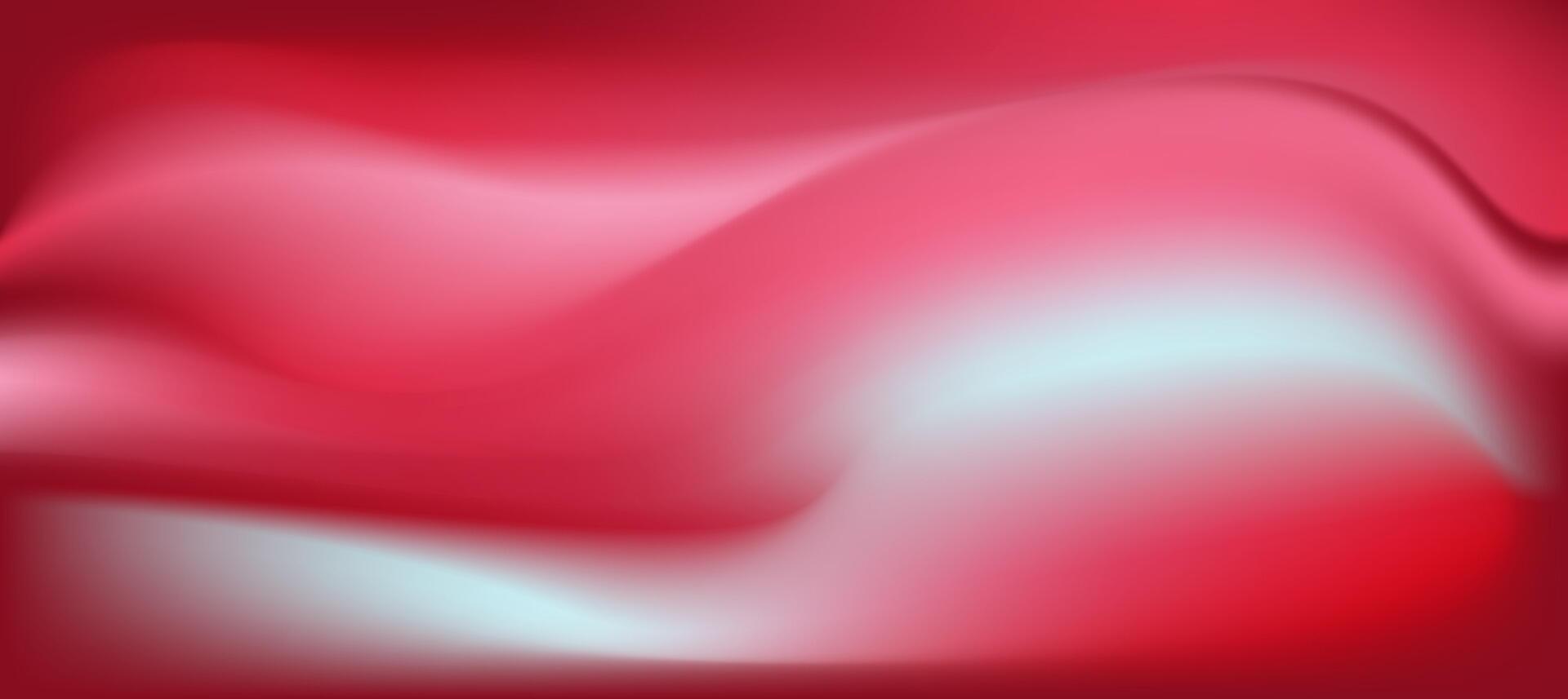 Minimalist abstract fluid color background , white with red curve gradient background for presentation branding or business template vector