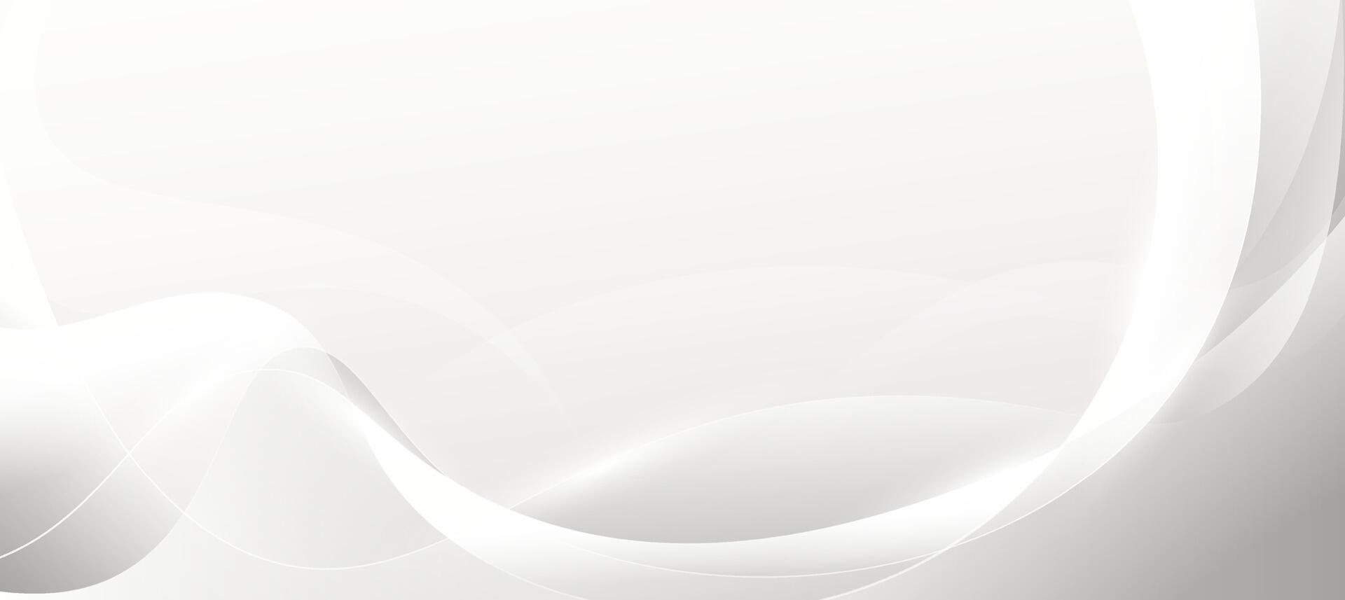 Minimalist modern abstract banner background , Grey wave background for presentation branding or business template vector