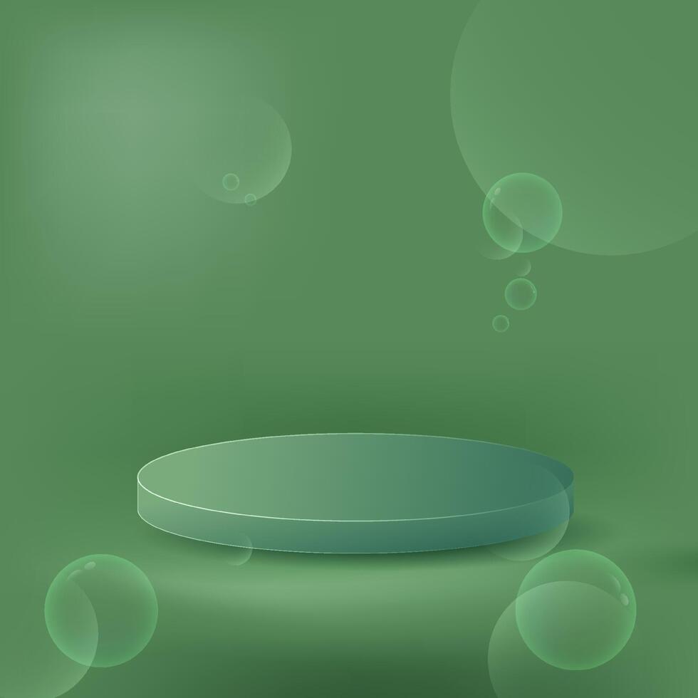 Podium Color gradient background, Minimalist design gradient colorful background illustration for presentation product vector