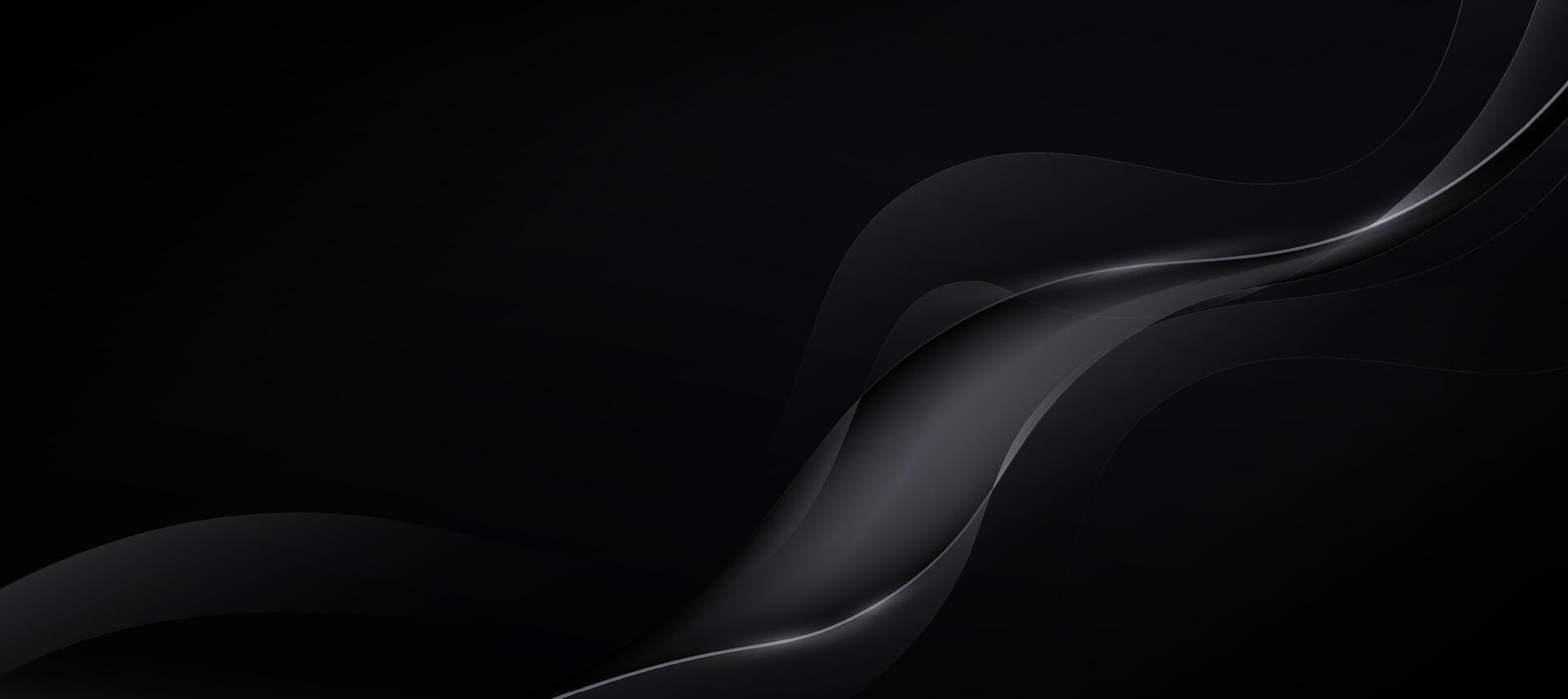 Minimalist abstract black luxury color background, Premium elegant black ads for presentation branding or business template vector