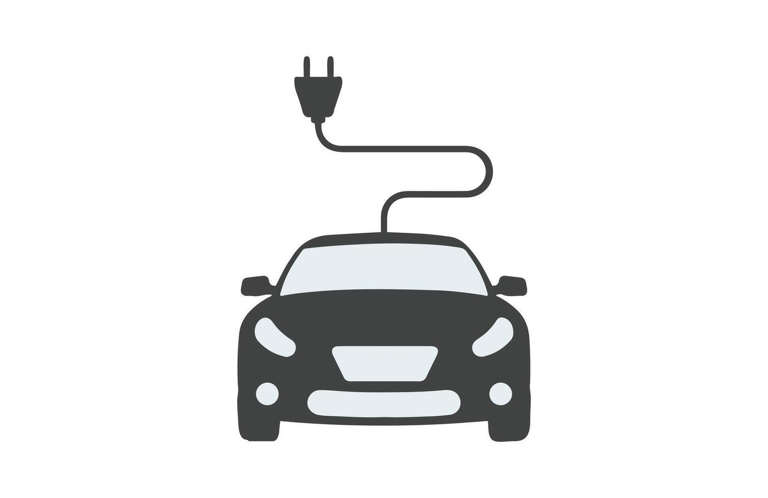 Electric vehicle icon set with plug icon symbol, EV car, Green hybrid vehicles charging point logotype, Eco friendly vehicle concept. Illustration, Icons collection2 vector