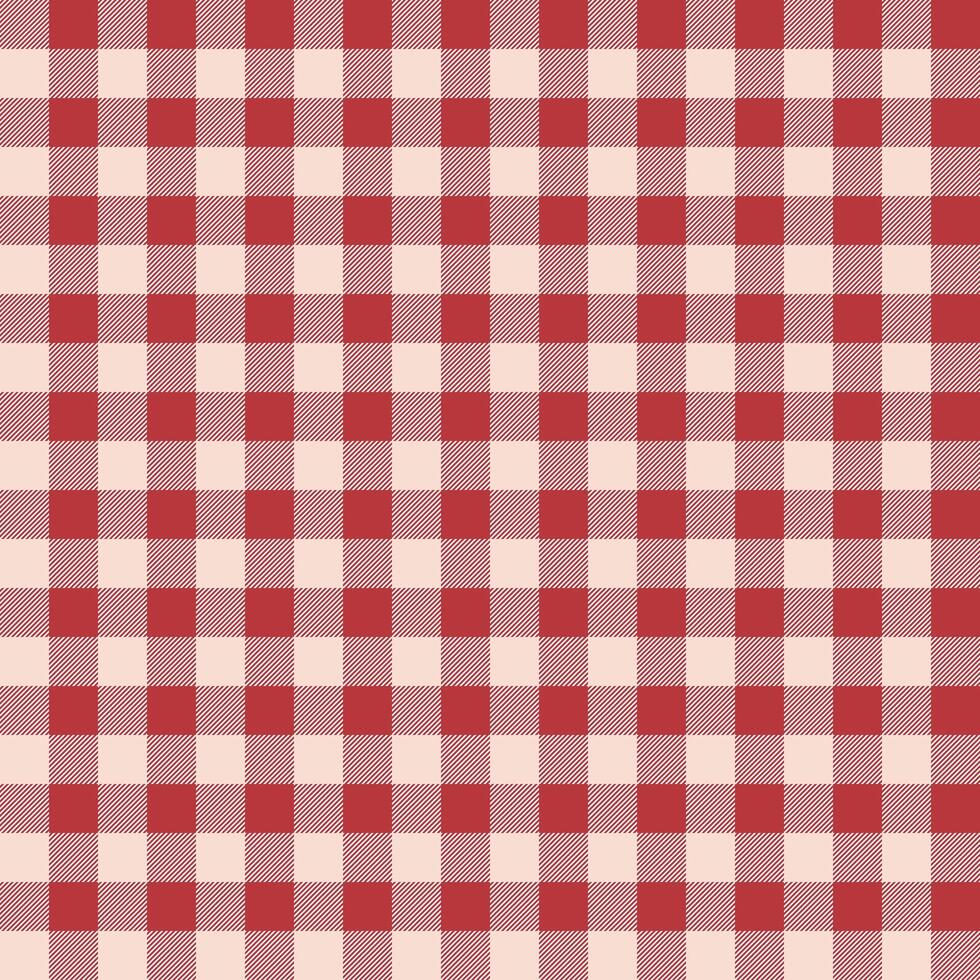 A classic red and light red gingham or flannel check pattern, often associated with picnic blankets, tablecloths, and cozy textiles. vector