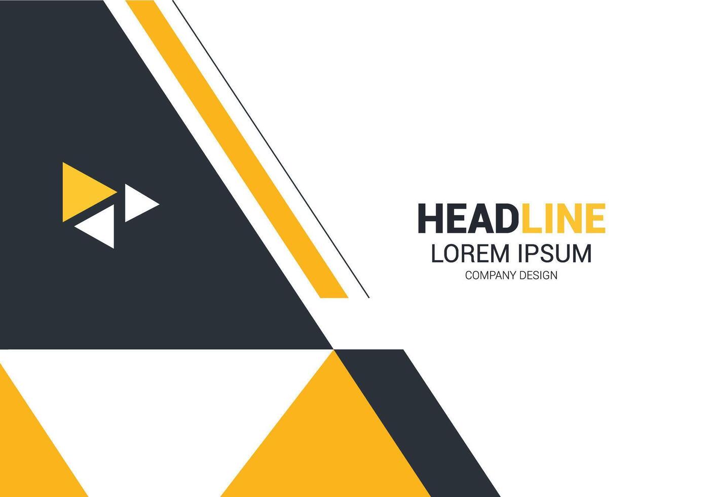 black background with a triangle shape vector