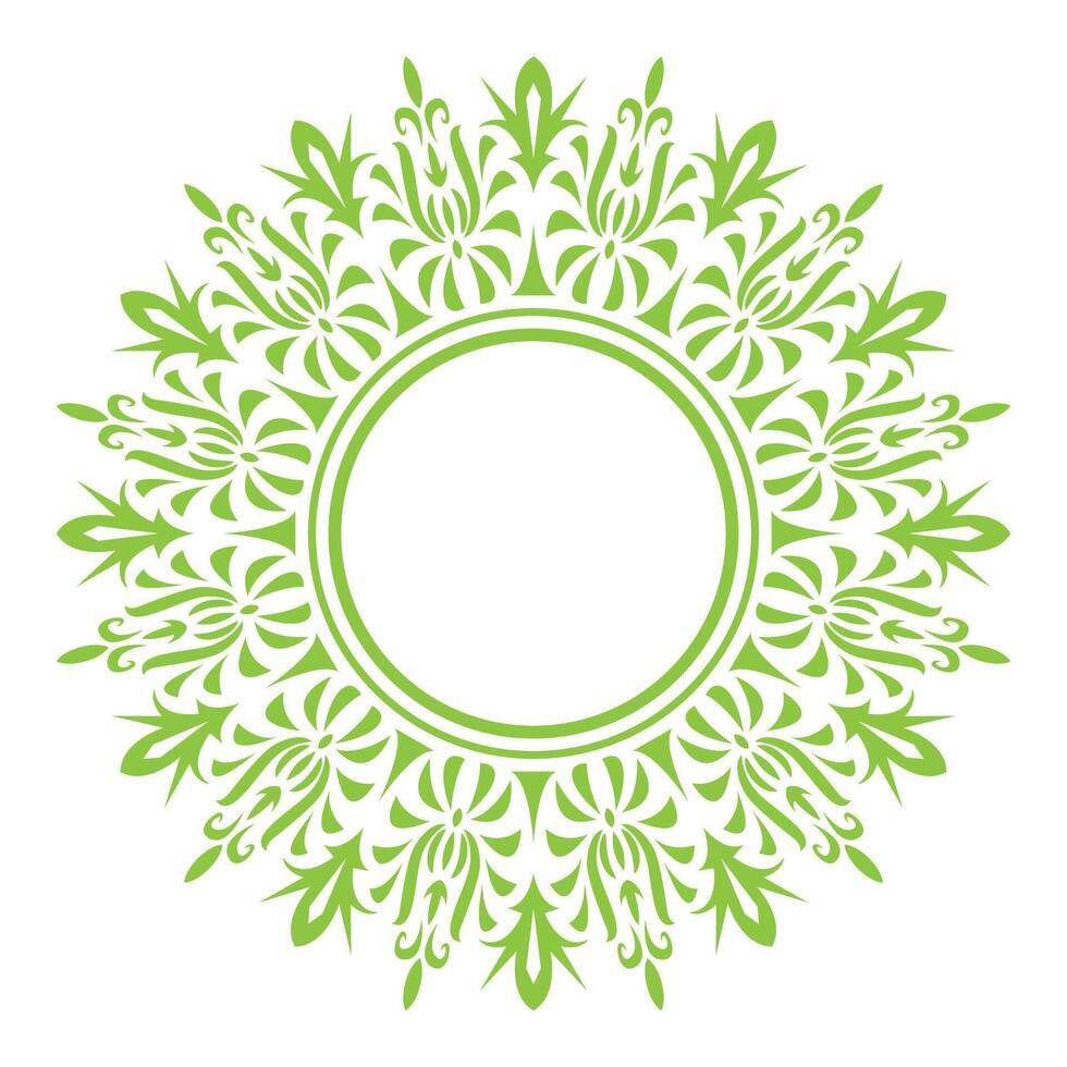corn field green and white circular design with a circular pattern vector