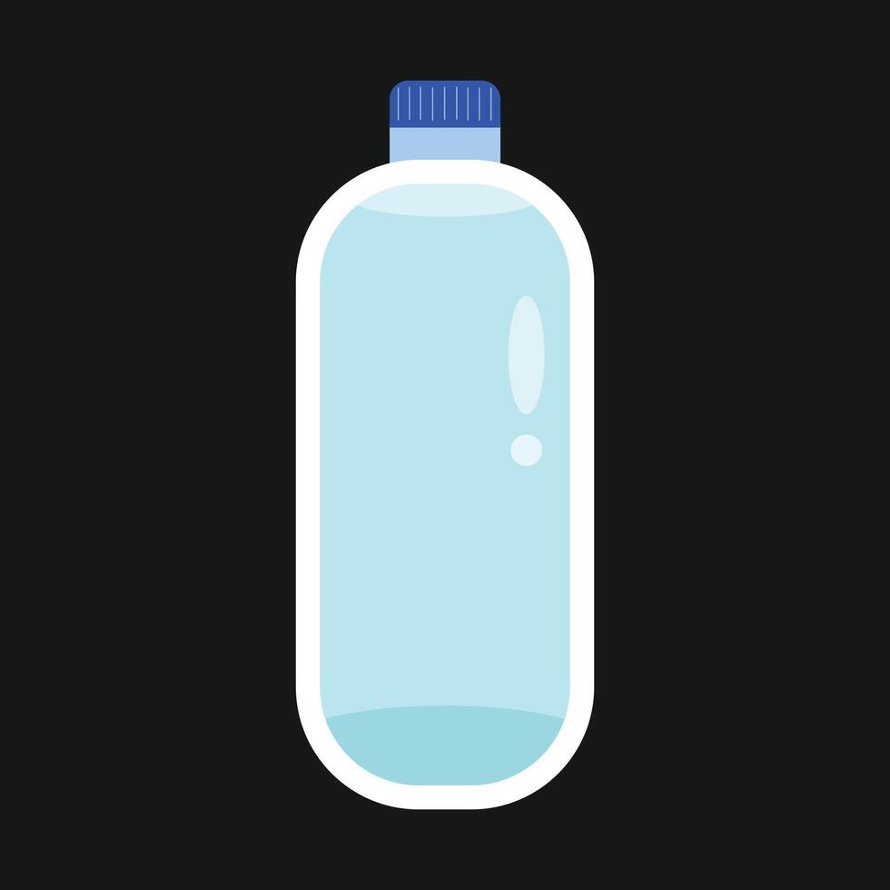 Large mineral water bottle illustration. vector