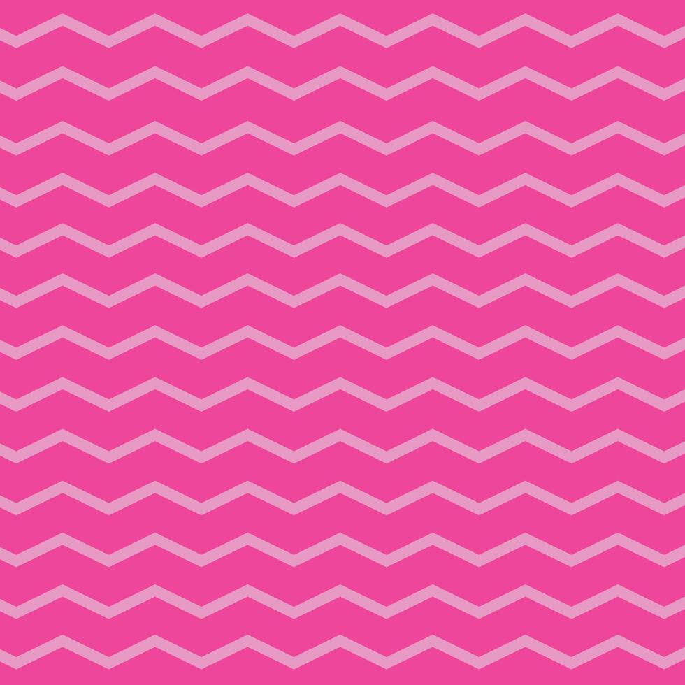 Abstract white zigzag lines on a pink background vector