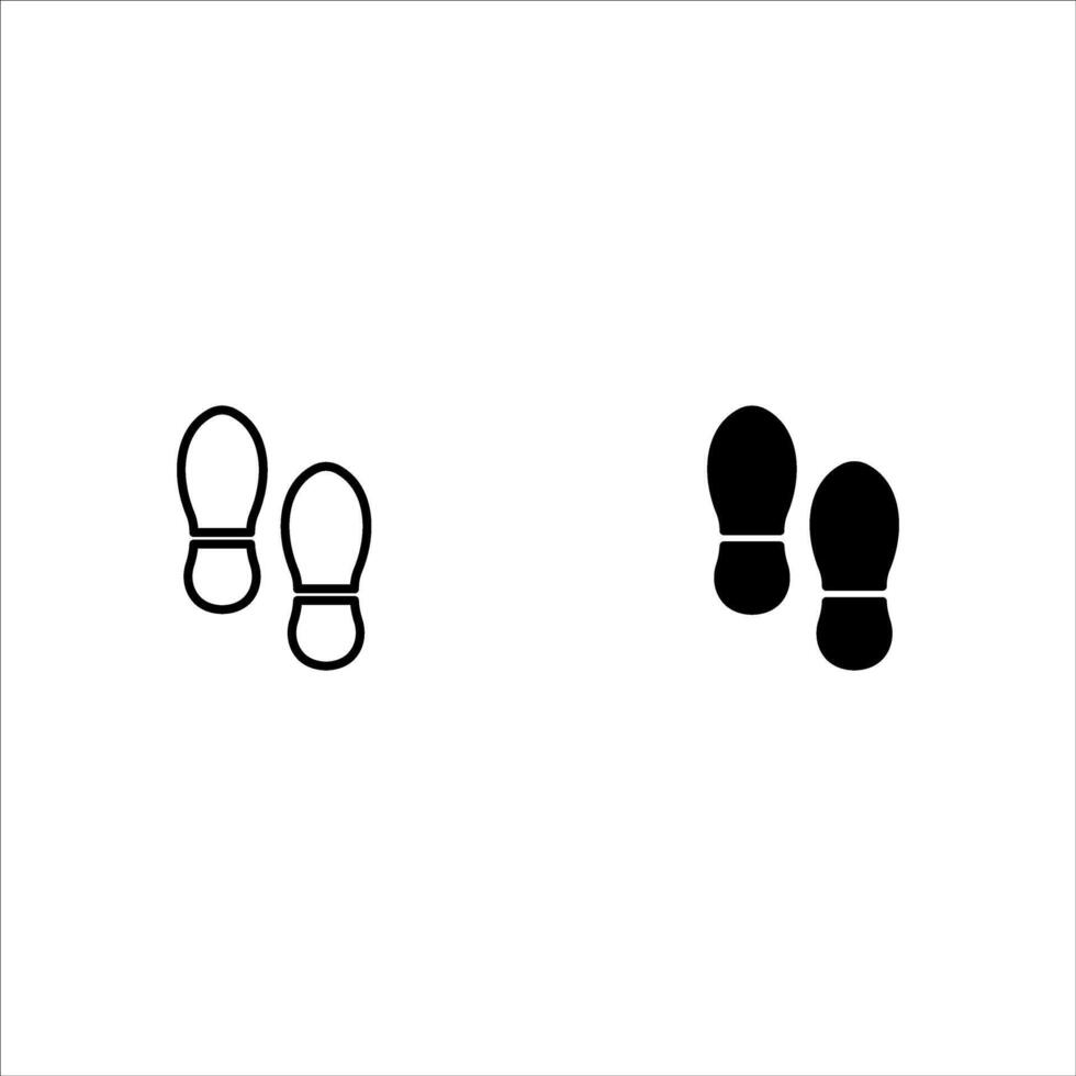 Shoe Prints. illustration. EPS 10. vector