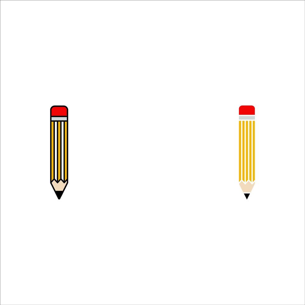 Pencil icon set. for mobile concept and web design. illustration vector