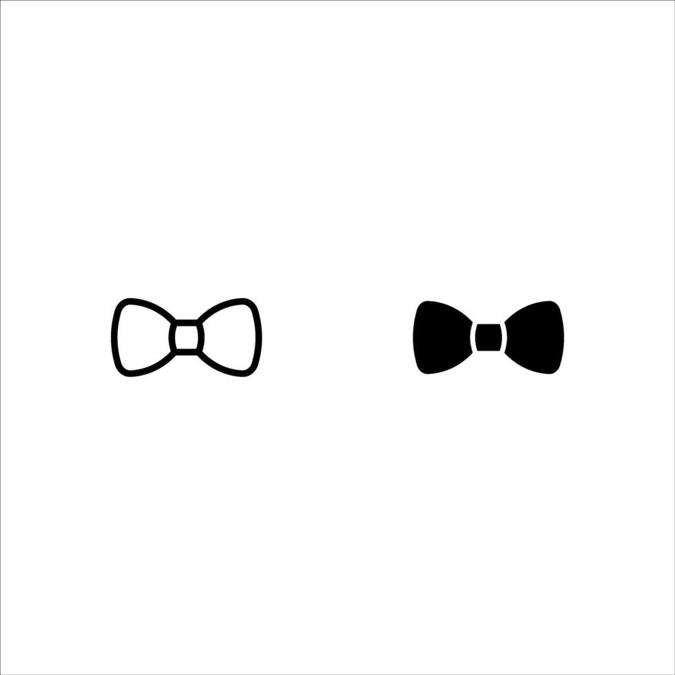 Bow Tie Icon set, Design vector
