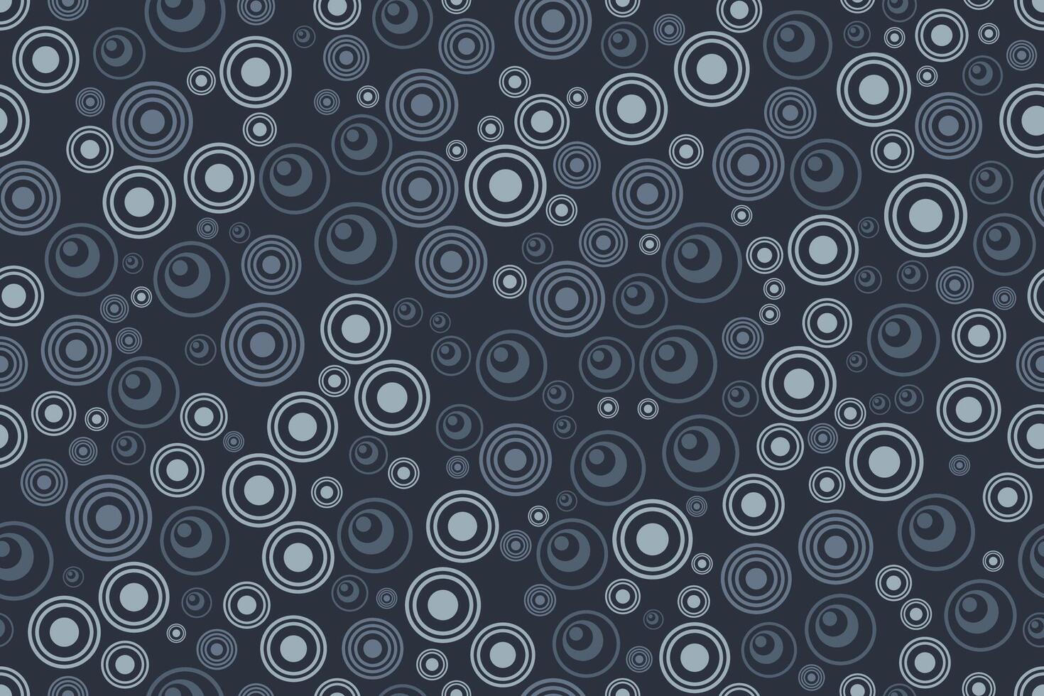 Repeating rings tracery seamless patterns featuring bold outlined circles in contrasting neutral shades vector
