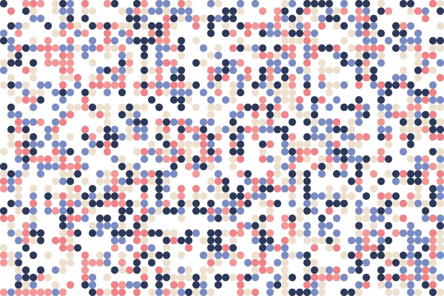 A colorful seamless mosaic pattern with vibrant dotted circles, perfect for creative backgrounds and decorative designs vector