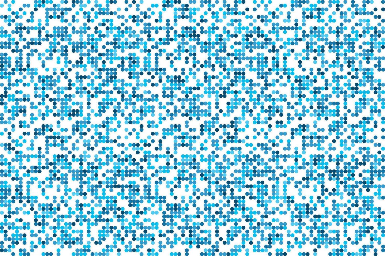 Blue modern seamless mosaic texture with vibrant dot elements, suitable for fashion and web design vector