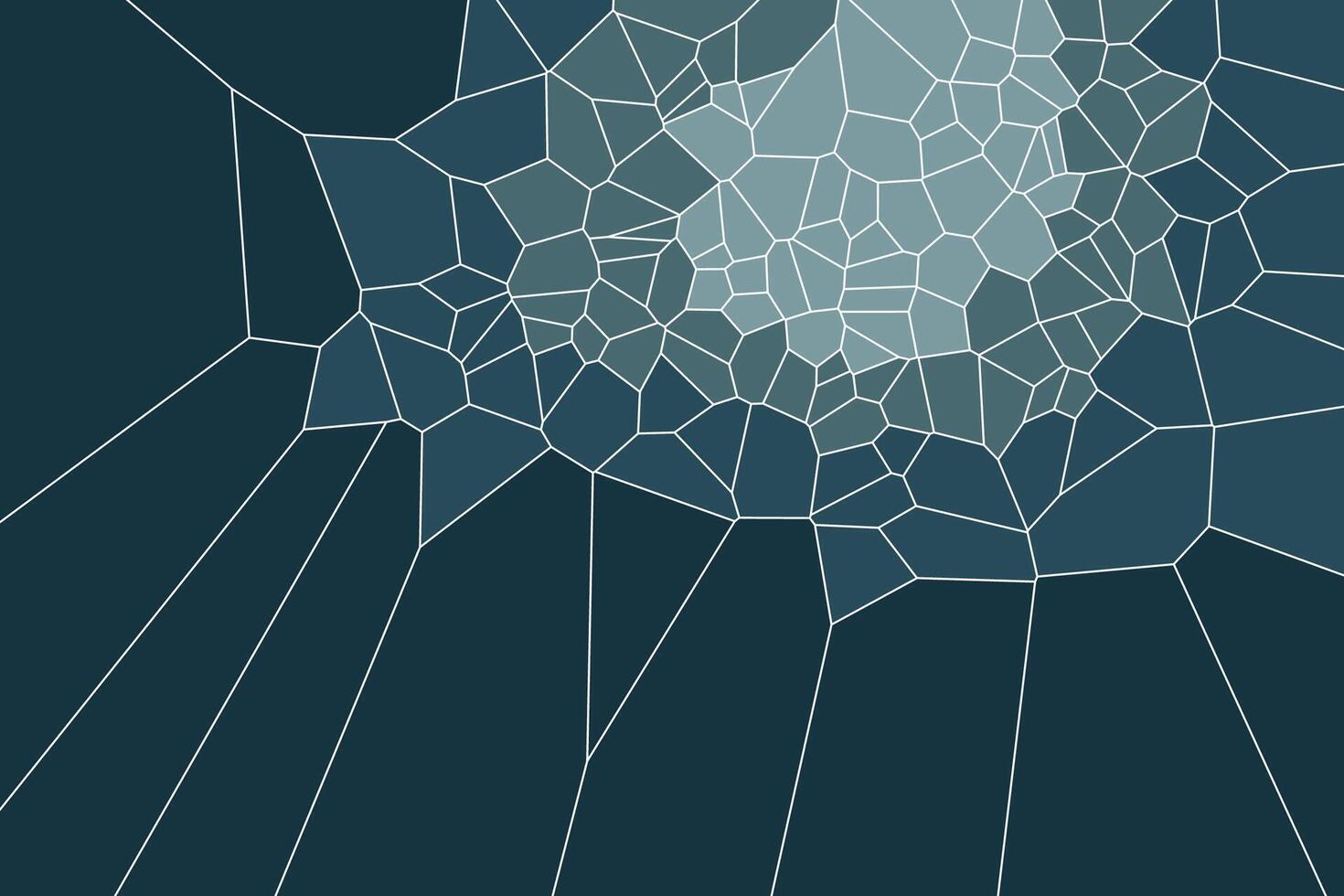 Geometric abstract background made of voronoi geometric cells and subtle gradient shading vector