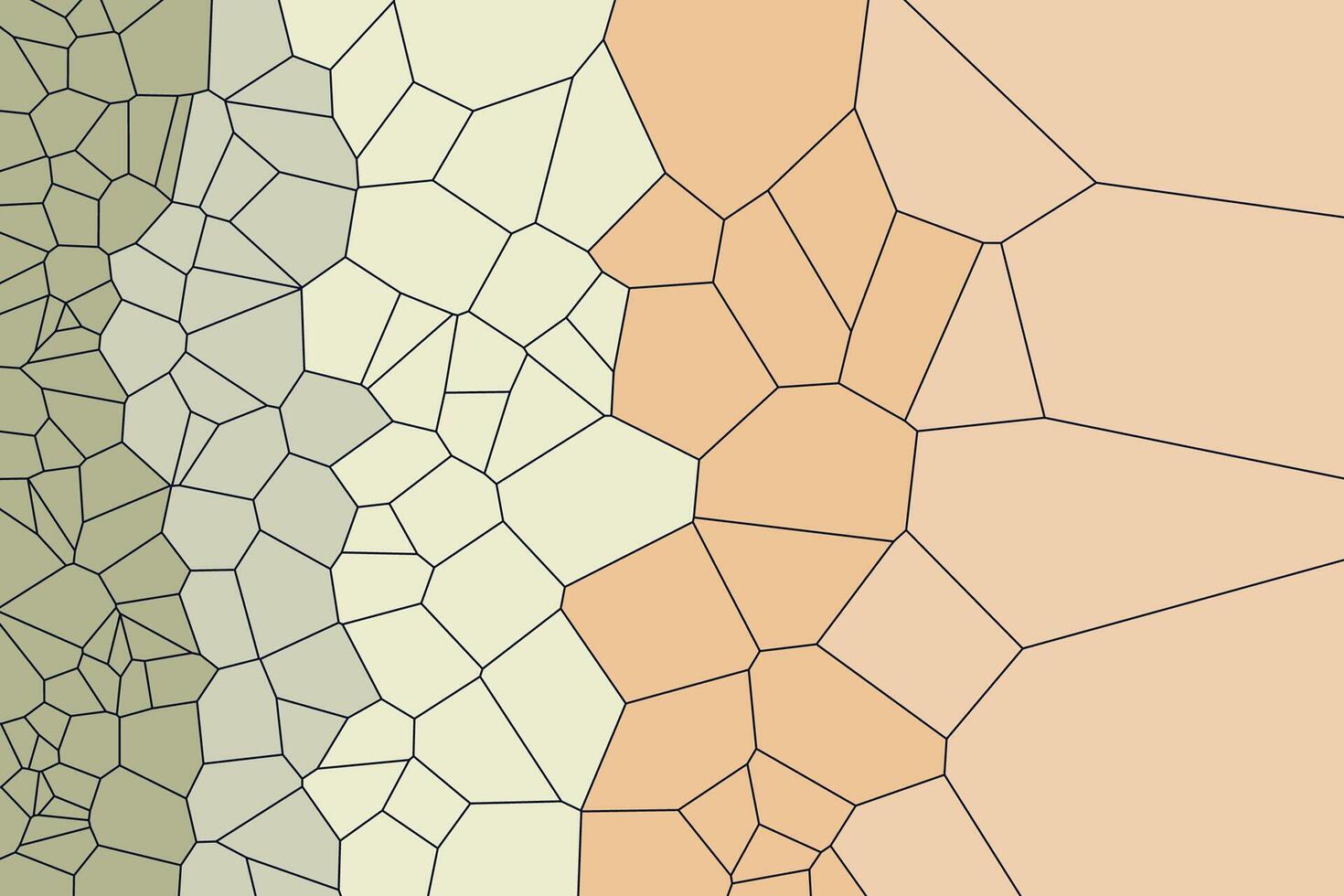 Abstract polygonal voronoi background with colorful transitions and a geometric texture vector