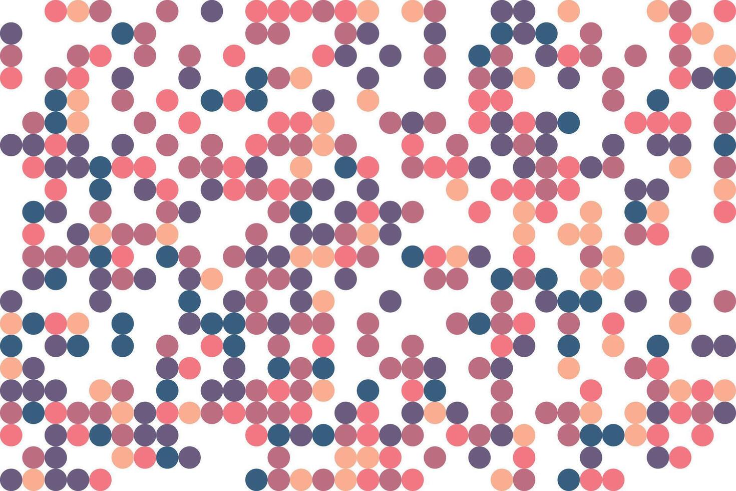 Dotted colorful mosaic seamless background designed for eye-catching and fun visuals vector