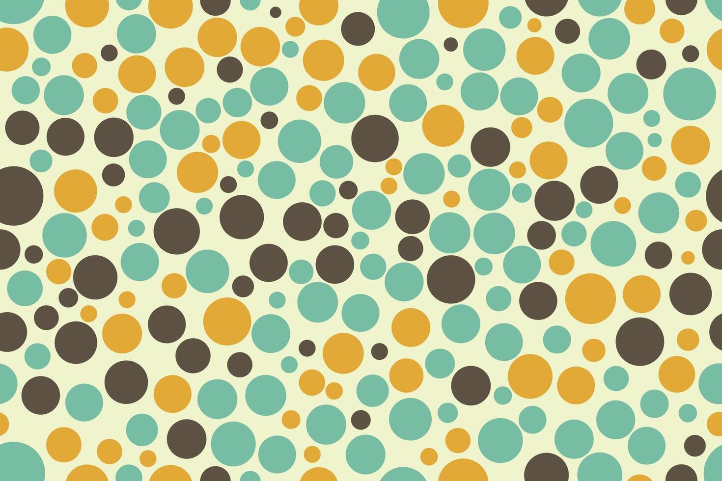 Bold colorful circles seamless pattern with layered circle elements and colorful artistic composition ideal for pattern use vector