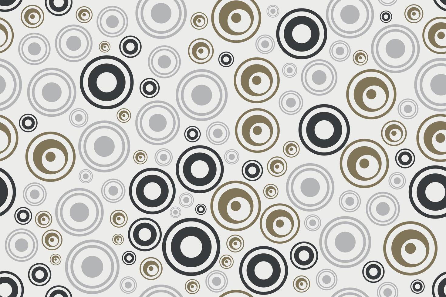 Colorful abstract tracery with rings in various sizes forming a seamless pattern ideal for background design vector
