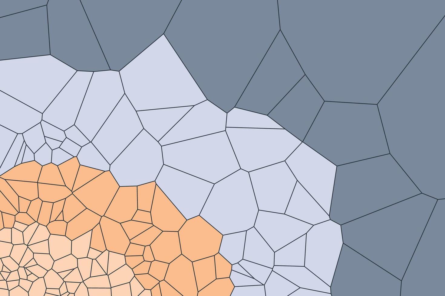 Colorful voronoi background featuring abstract polygonal shapes in a soft gradient layout vector