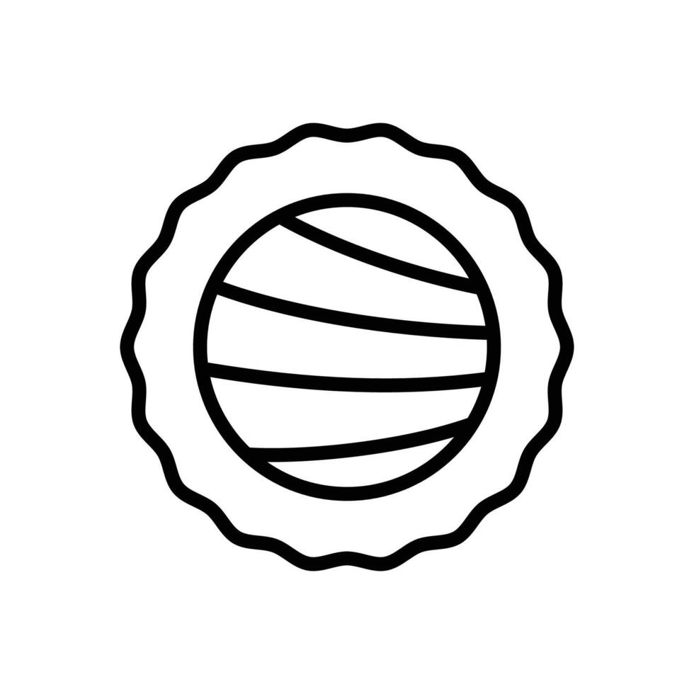 Tuna Sushi Piece vector