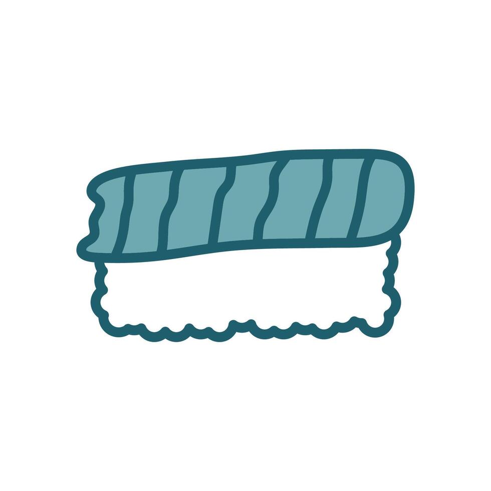 Sushi Rolls and Wasabi vector