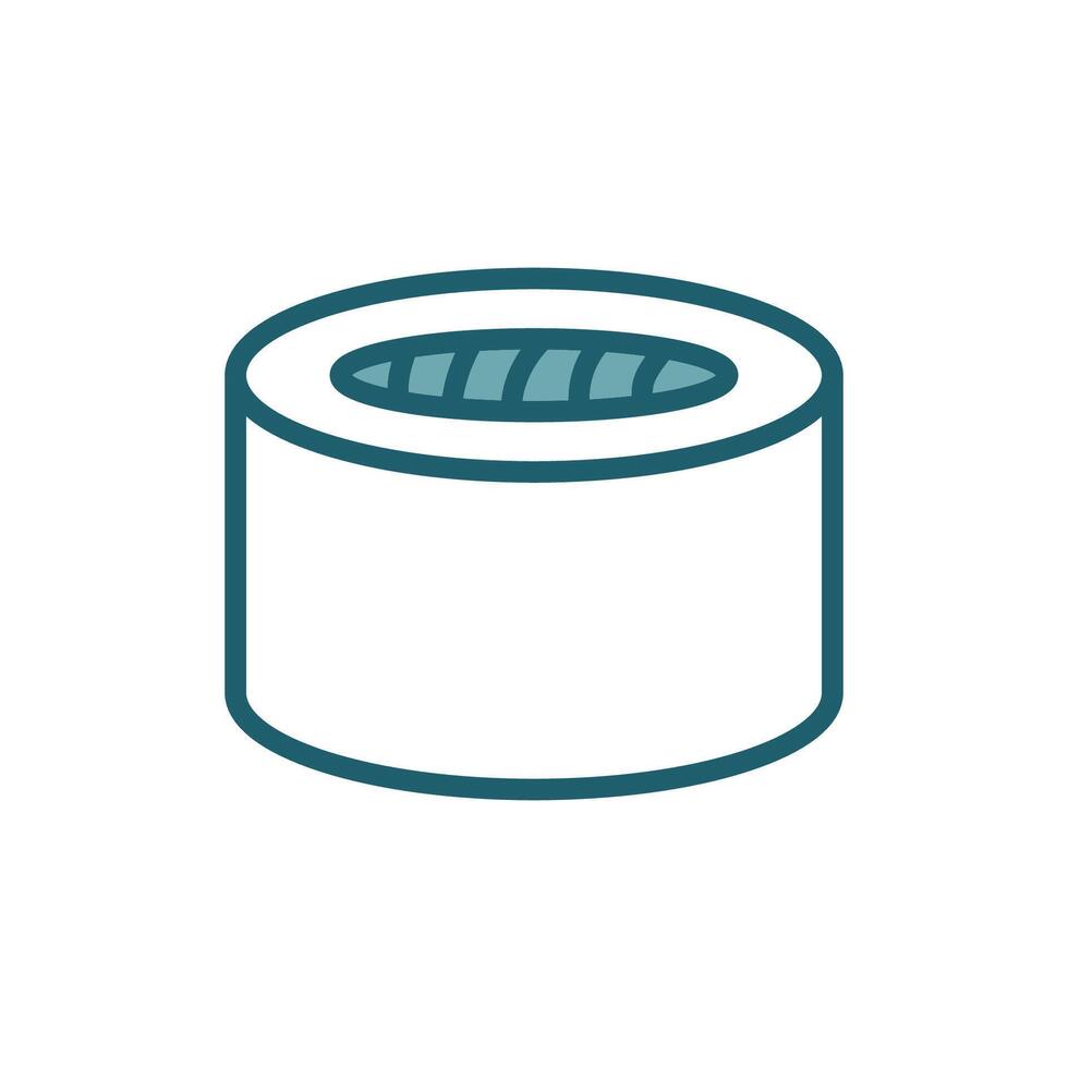 Nigiri Sushi Icon template vector