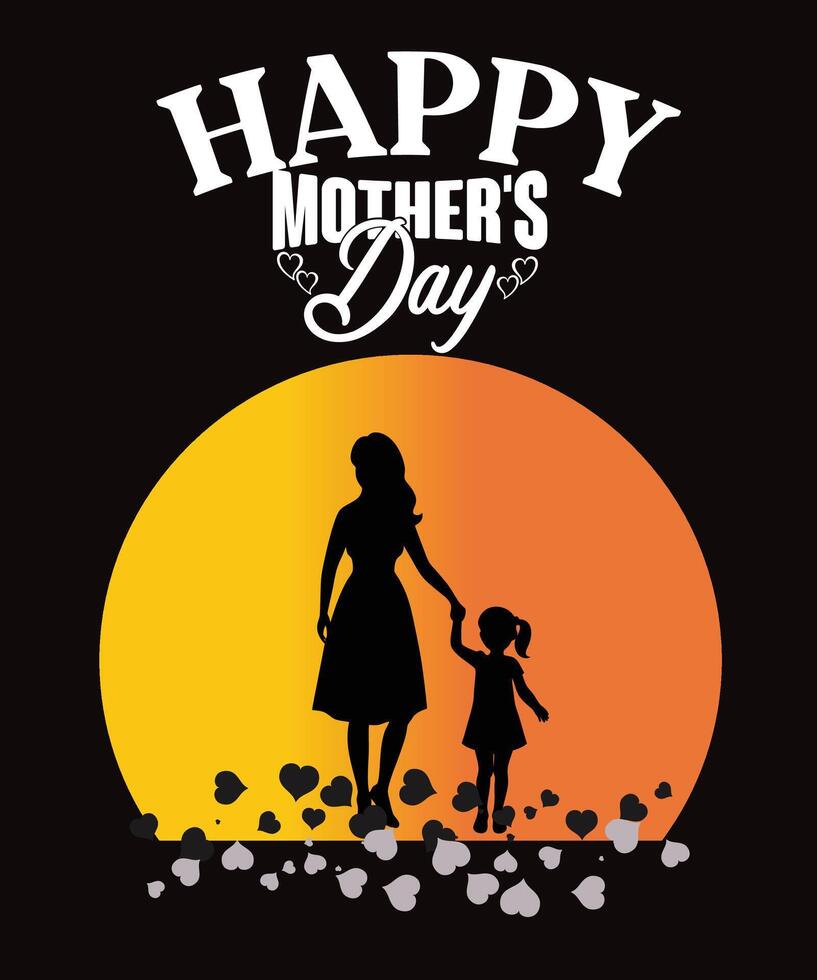 international Mothe's day new card vector