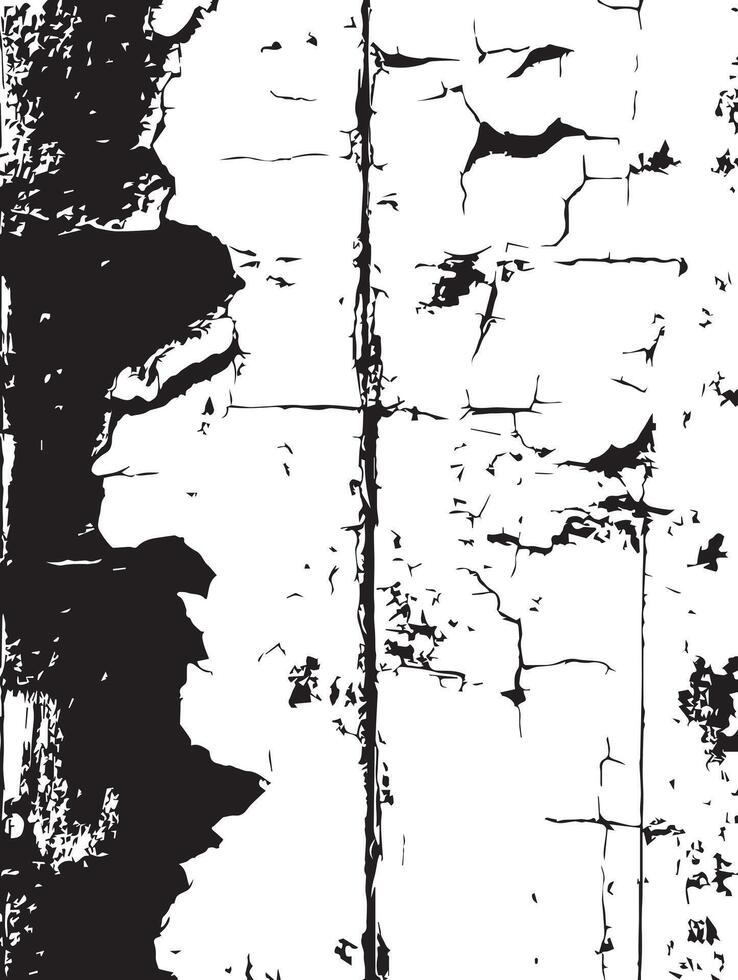 Dramatic Black and White Texture Grunge Abstract Background vector