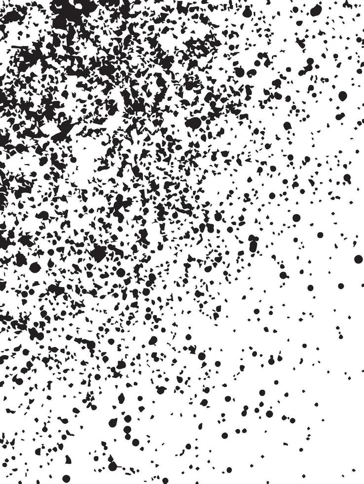 Black and White Ink Splatter Texture Abstract Background vector