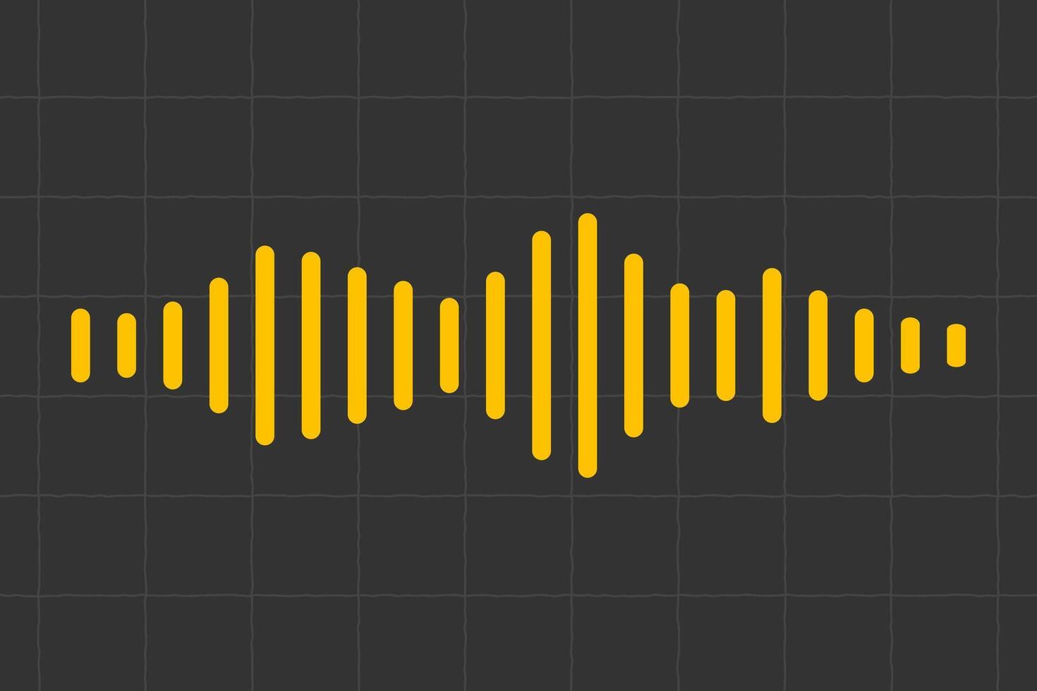 Podcast artwork template with visual element, abstract waves, retro color palette. Episode branding and online content covers vector