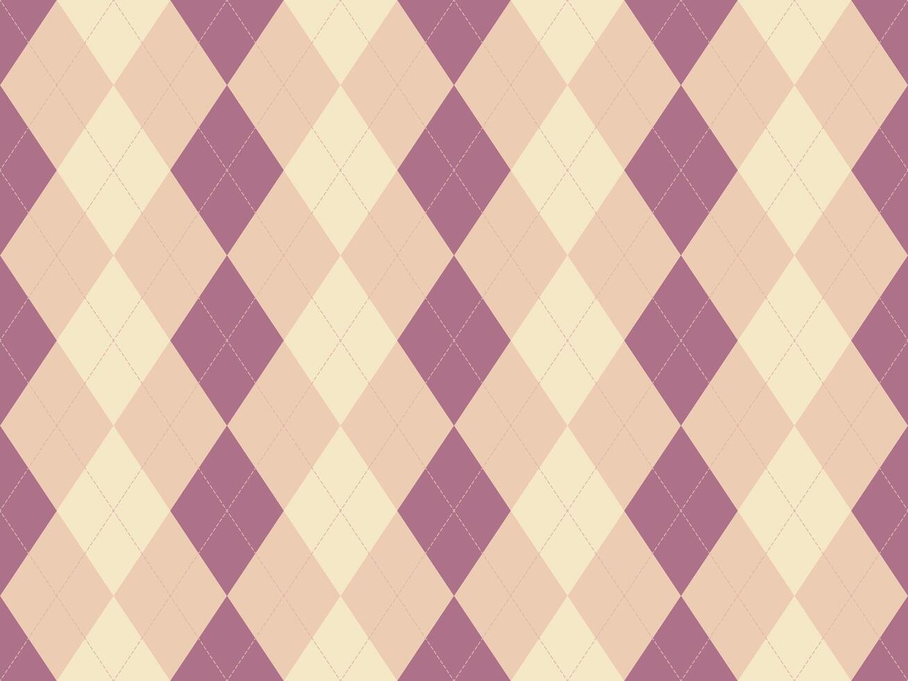 Elegant argyle pattern in soft pastel hues. Perfect for backgrounds, textiles, and branding. Classic yet modern design conveys sophistication and subtle luxury. vector