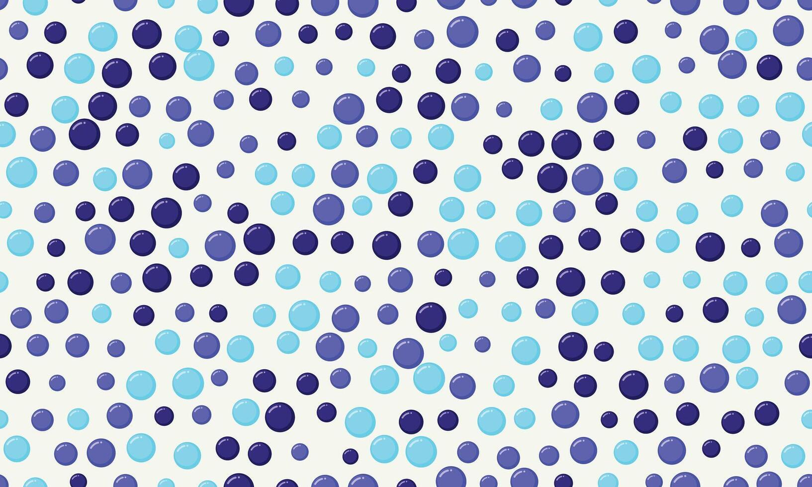 Abstract seamless pattern of blue and purple circles on a white background. Perfect for textile designs, website backgrounds, or playful branding. Evokes feelings of joy, energy, and fun. vector