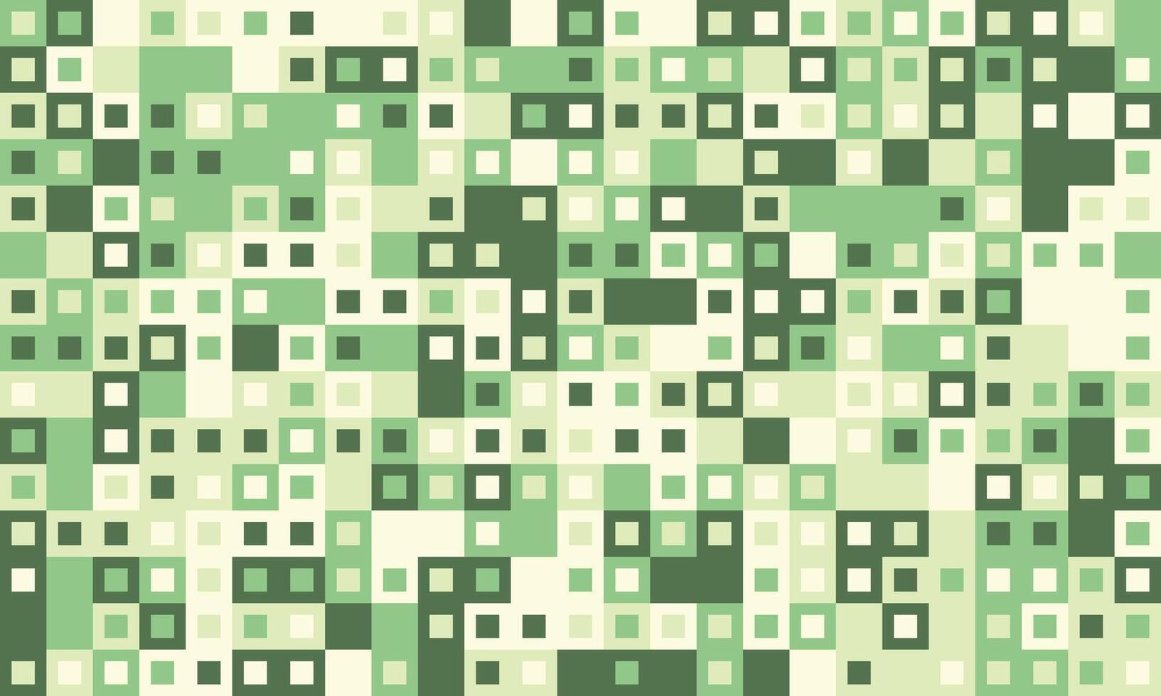 Abstract green pixelated pattern. Modern geometric design ideal for website backgrounds, tech presentations, or textile prints. Represents data, technology, or natures complexity. vector