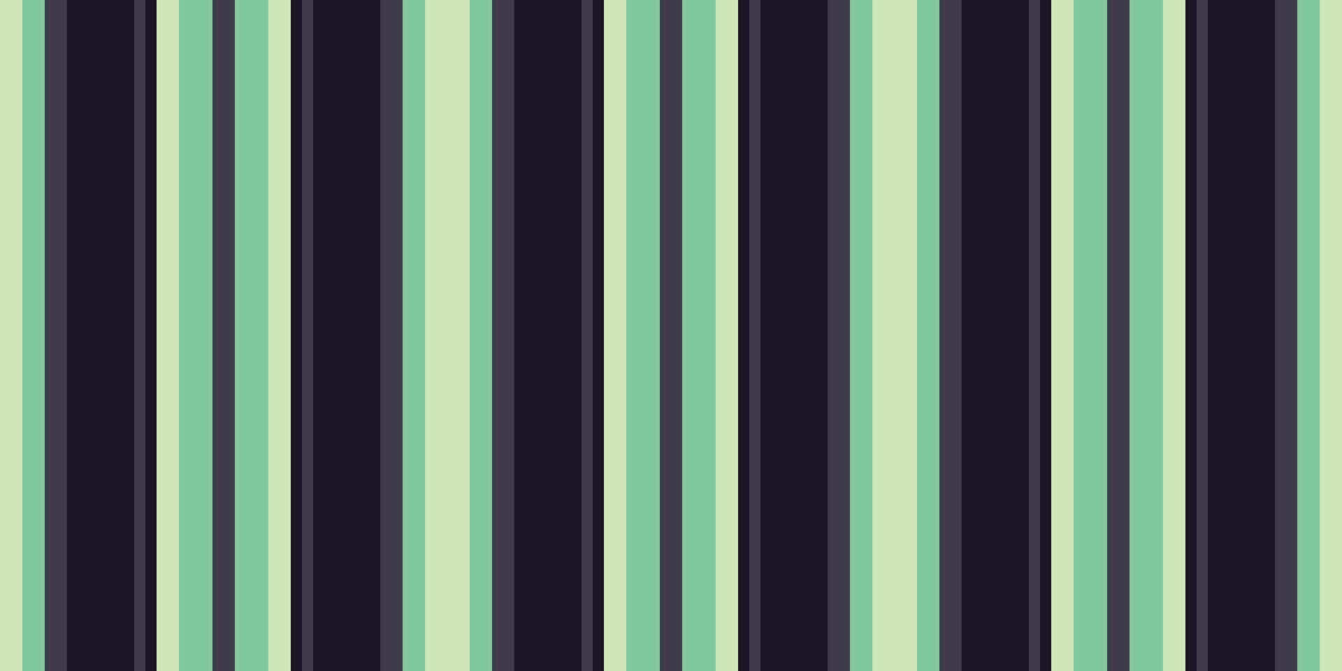 Abstract vertical stripes in pastel green, dark teal, and black create a minimalist, modern design perfect for backgrounds, websites, or textile prints. vector