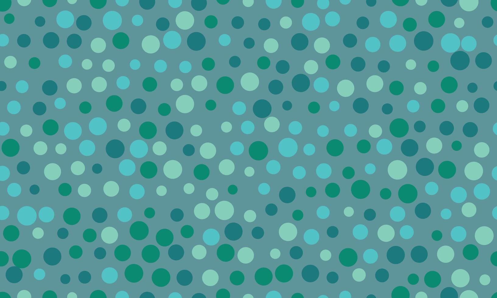 Abstract teal and green polka dot pattern. Seamless design perfect for backgrounds, textiles, or playful branding. Evokes feelings of calm, nature, and subtle energy. vector