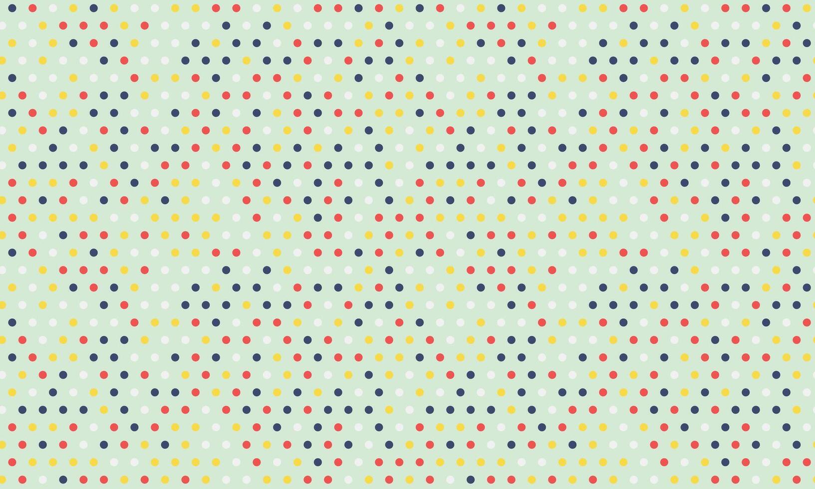 Abstract pastel green background with a repeating geometric pattern of colorful dots. Perfect for website banners, social media posts, or textile design. vector