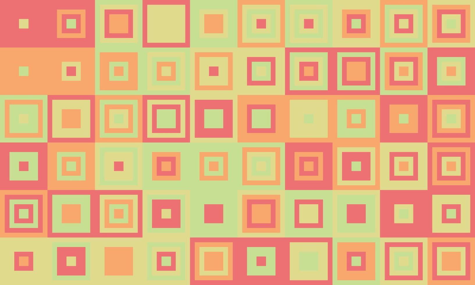 Abstract pastel square pattern background. Perfect for website banners, social media, or print designs needing a modern, geometric, and subtly playful feel. Evokes feelings of calm and order. vector
