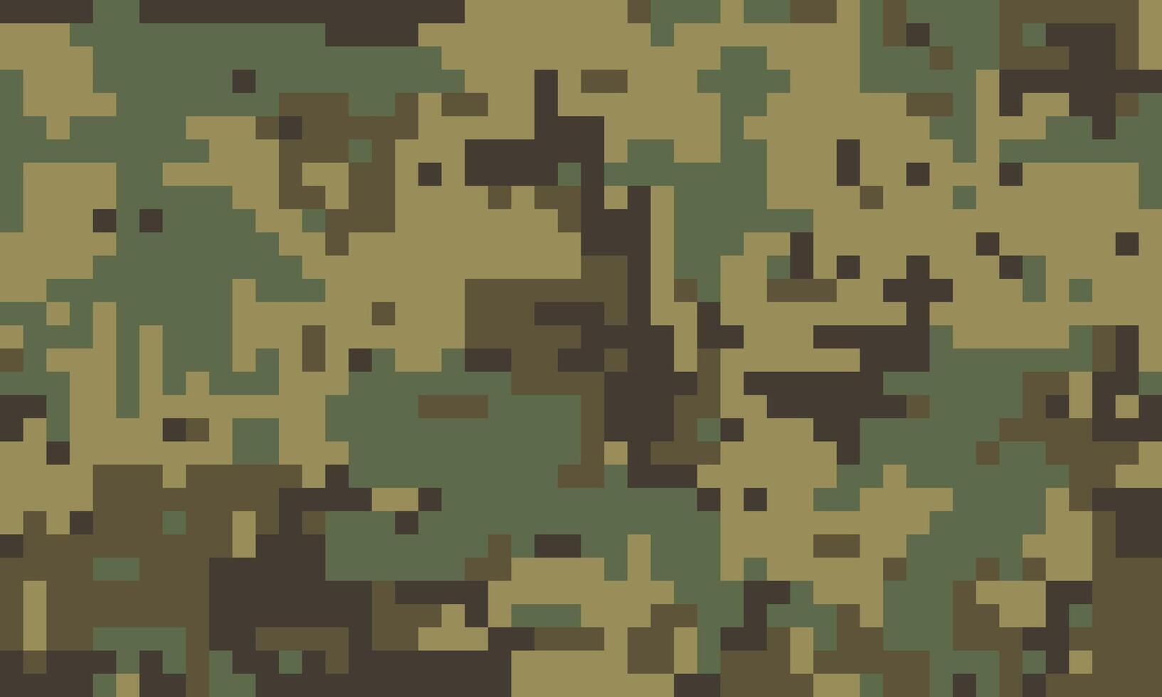 Abstract digital camouflage pattern. Perfect for military, gaming, or fashion designs. vector